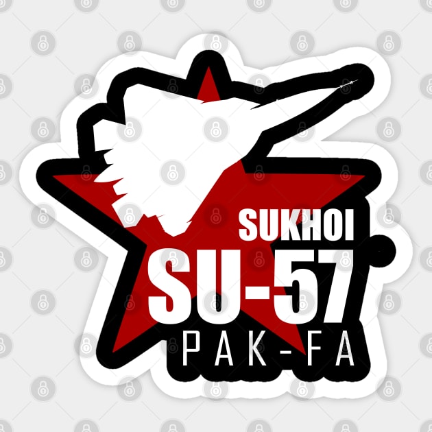 Sukhoi Su-57 Sticker by TCP